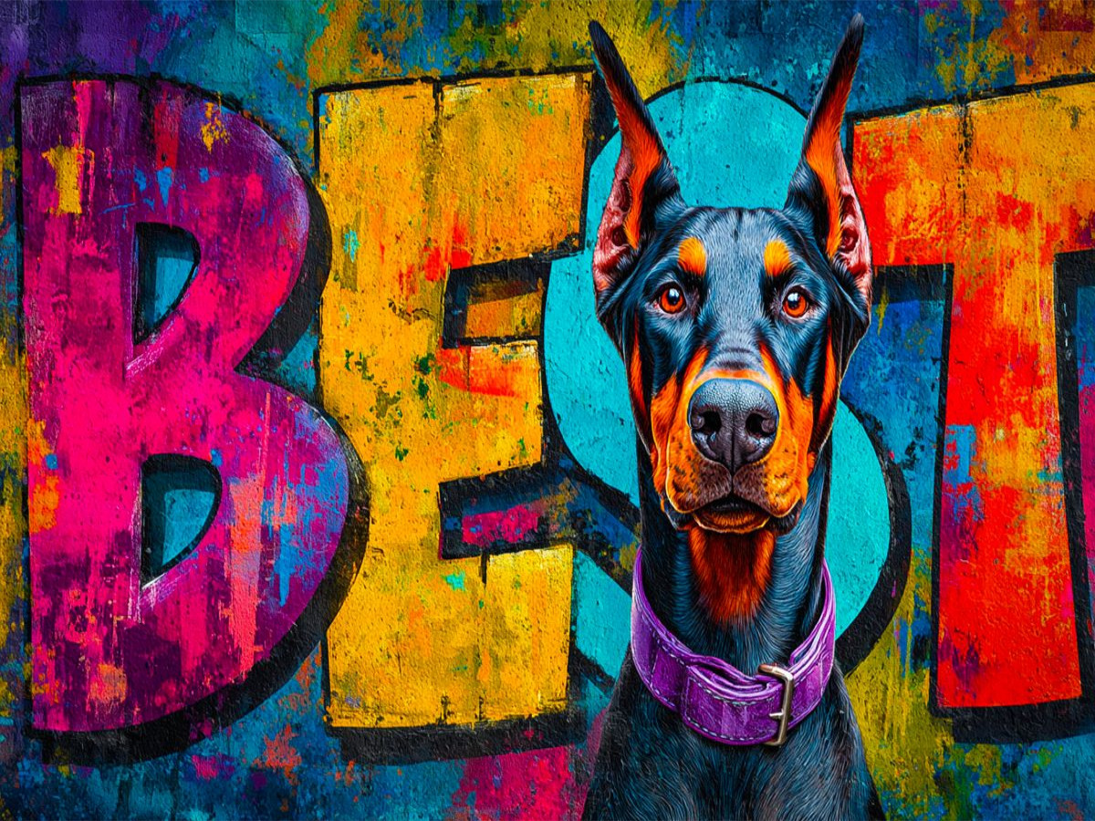 Ein Motiv aus dem Kalender Hunde in Farbe - Dogs on the Wall