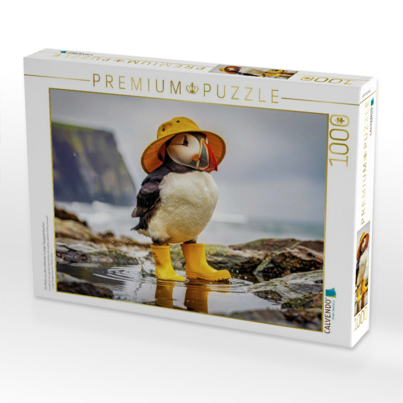 Ein Motiv aus dem Kalender Lustige Papageientaucher