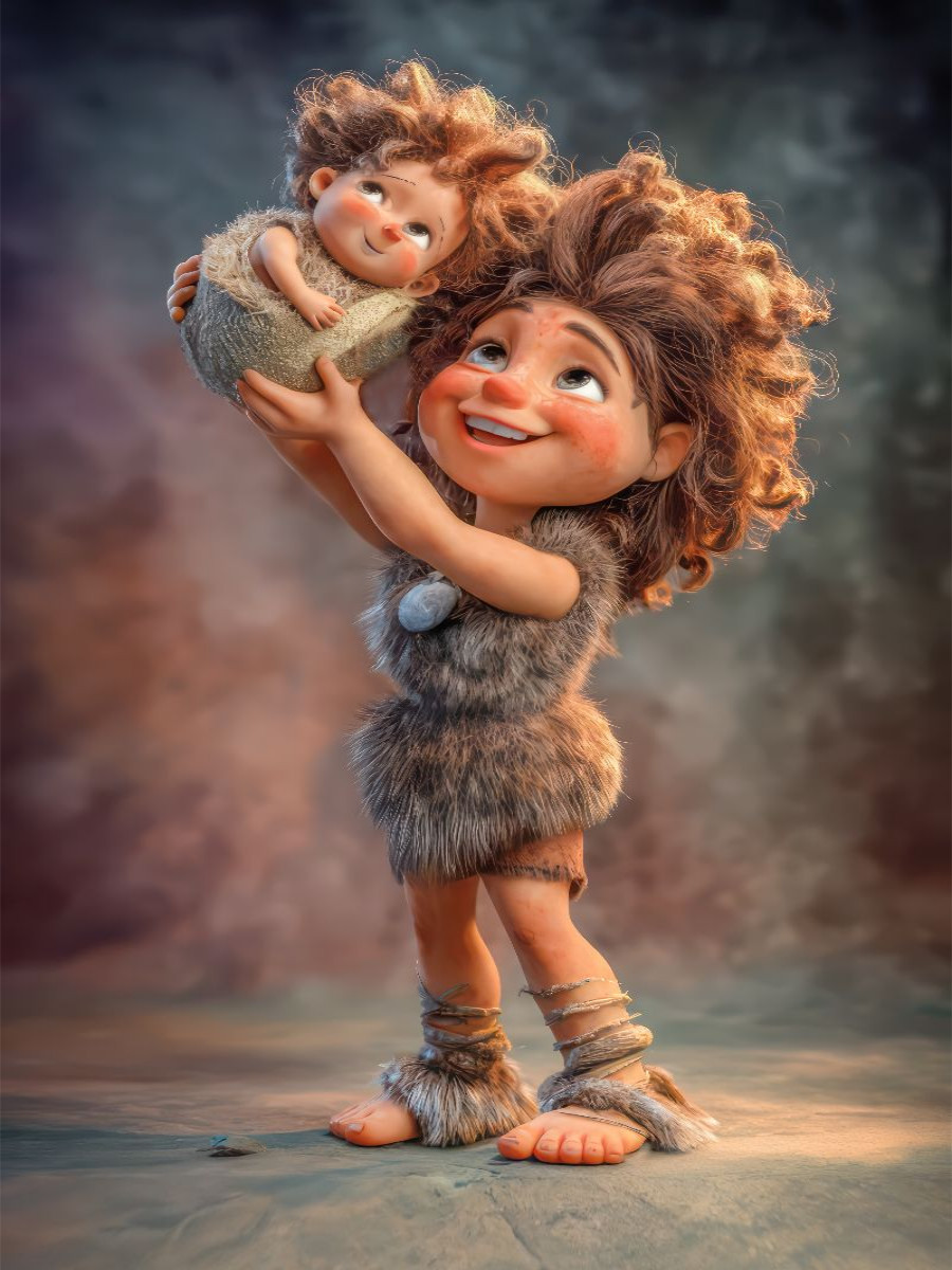 Steinzeitkarikaturen