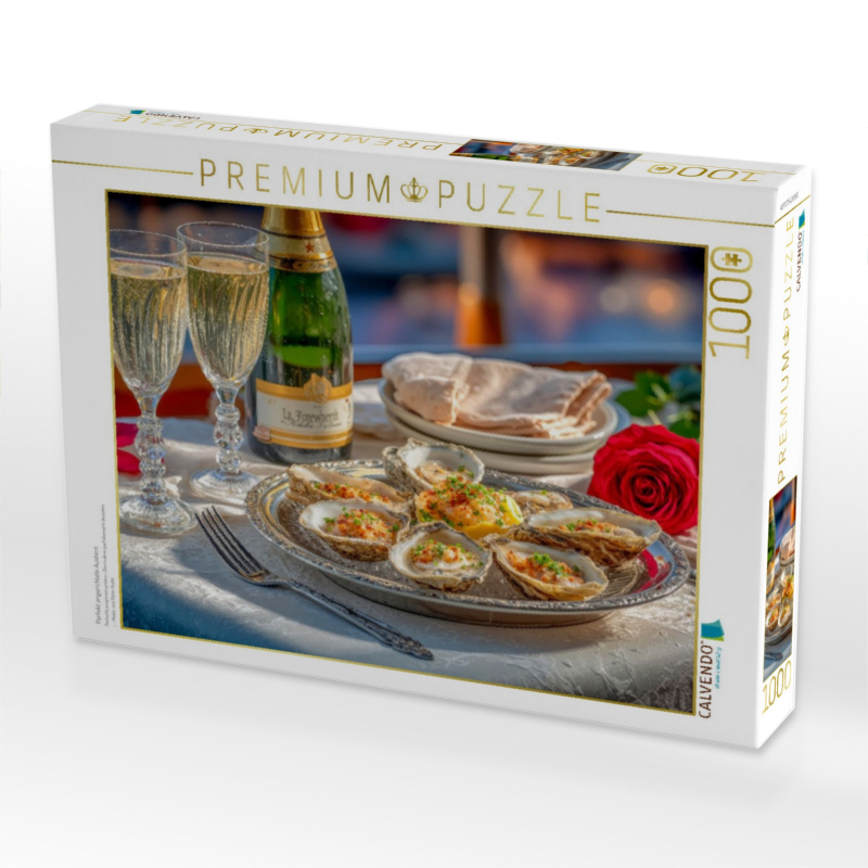 Perfekt angerichtete Austern