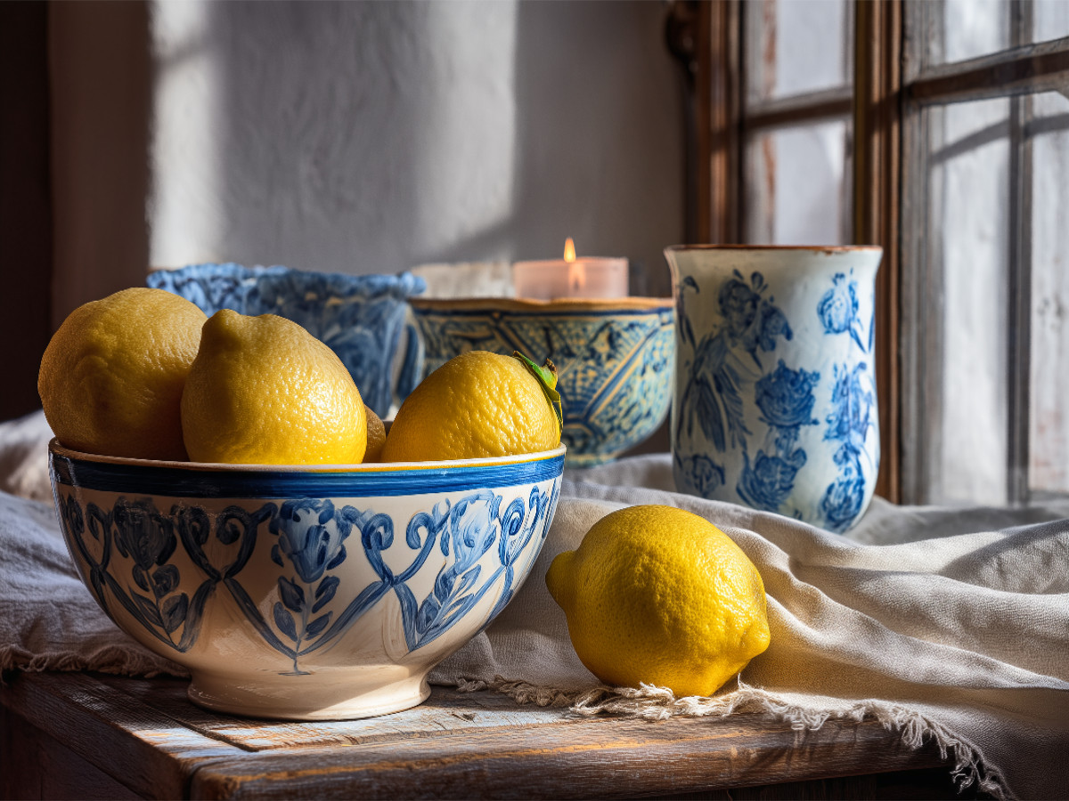 Im Novembergrau trifft Gelb auf Blau