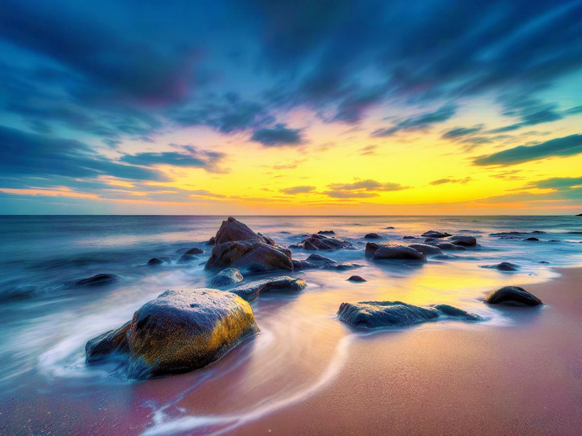 Die Ostsee im schönsten Licht.