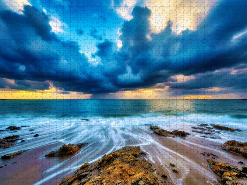 Ein Motiv aus dem Kalender Ostsee in Langzeitbelichtung