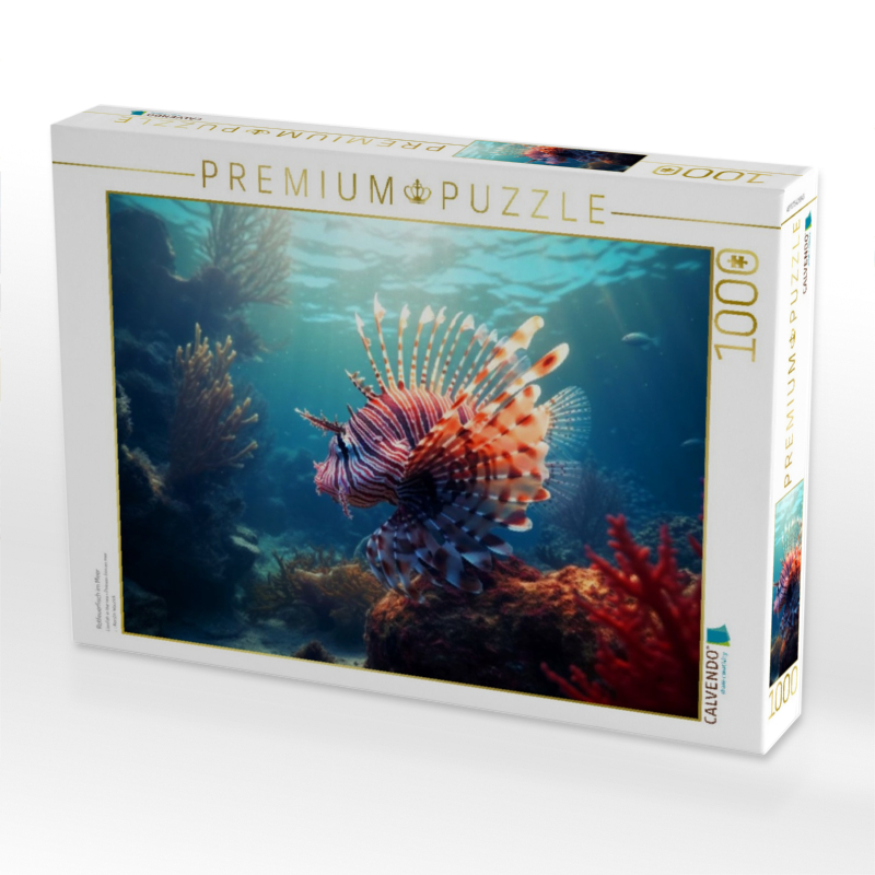 Rotfeuerfisch im Meer