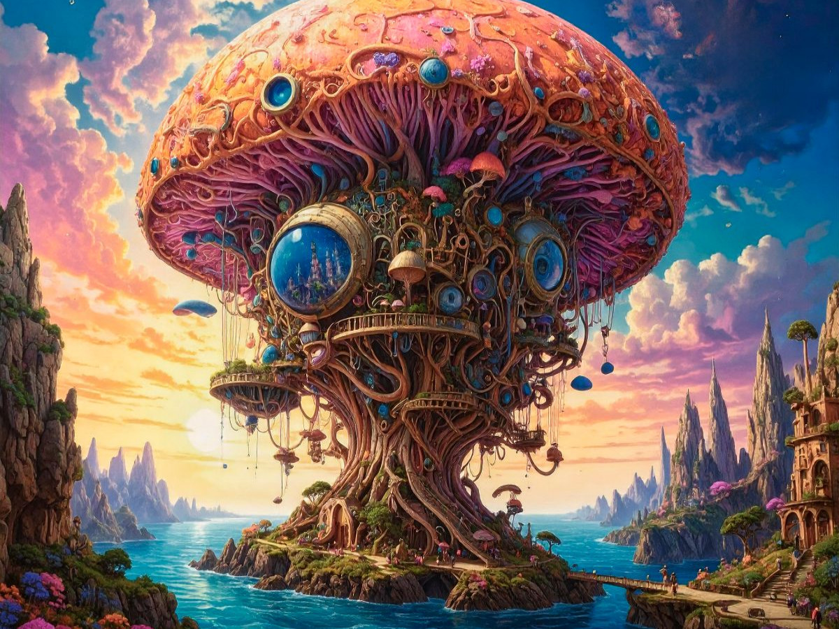 Insel der Visionen: Ein lebendiger Leuchtturm im weiten Ozean der Träume