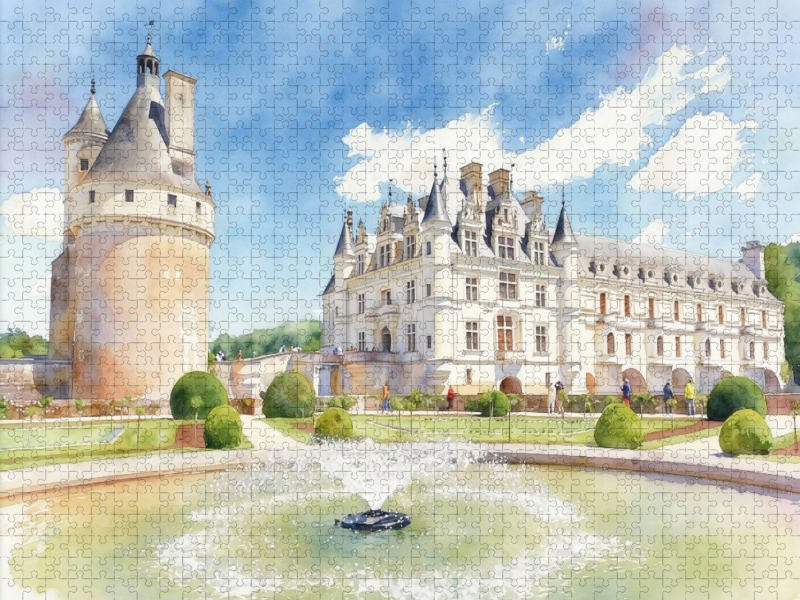 Schloss Chenonceau in Frankreich