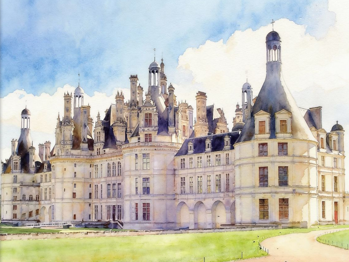 Schloss Chambord in Frankreich