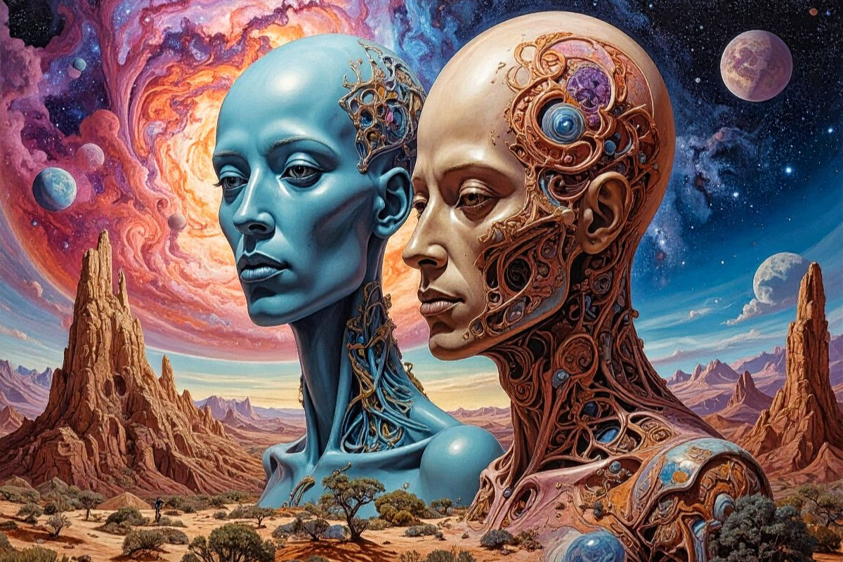 Aufbruch: 'Lass uns die alten gegen neue Farben tauschen.'