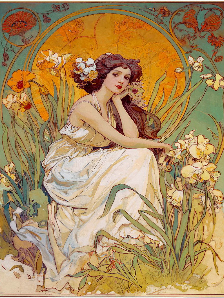 Schönheit im Fluss der Linien