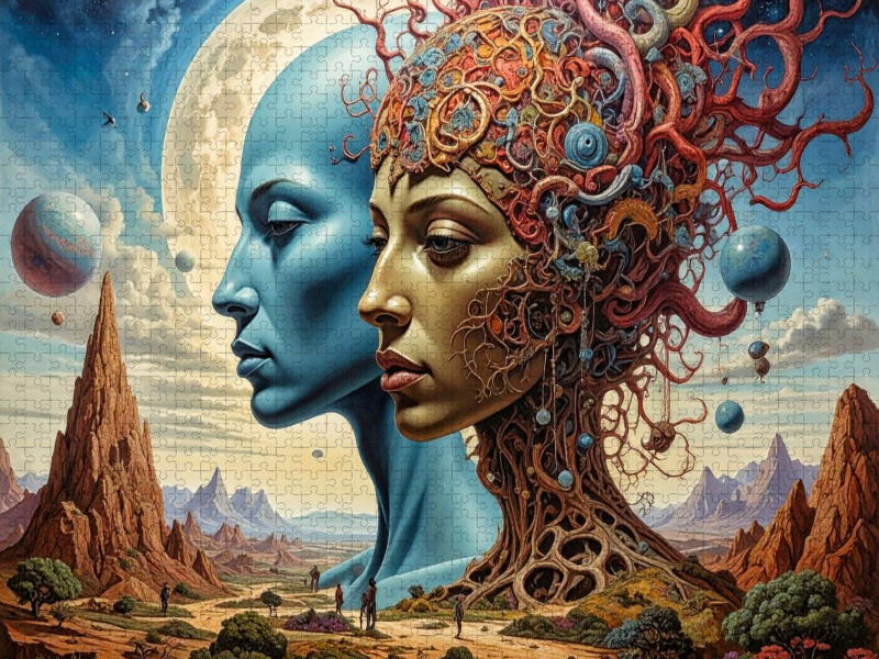 Zweifel: 'Ist das wahr oder ist das ein Spiegelbild?'