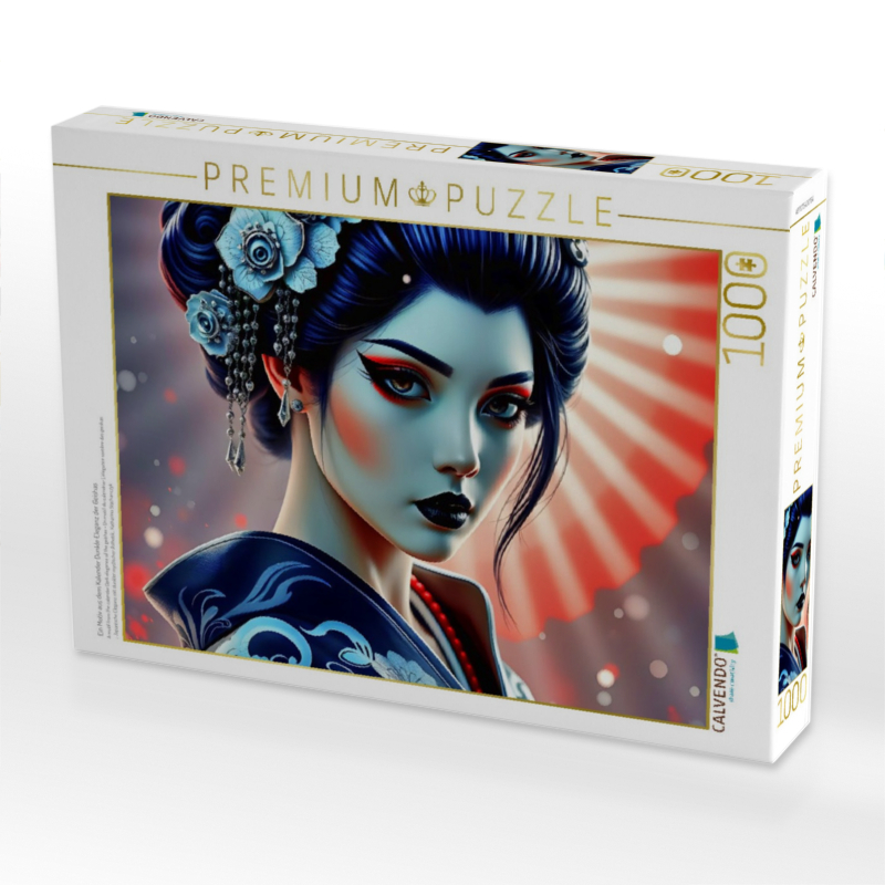 Ein Motiv aus dem Kalender Dunkle Eleganz der Geishas