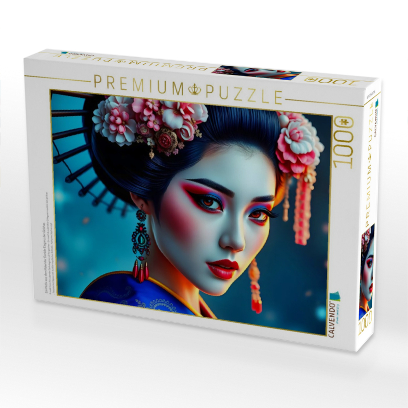 Ein Motiv aus dem Kalender Dunkle Eleganz der Geishas