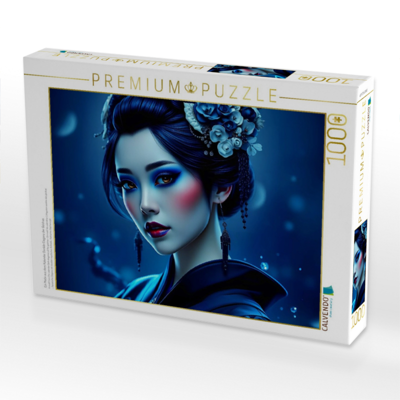 Ein Motiv aus dem Kalender Dunkle Eleganz der Geishas