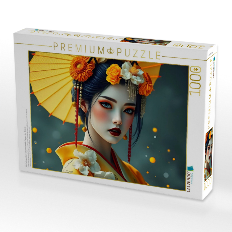 Ein Motiv aus dem Kalender Dunkle Eleganz der Geishas