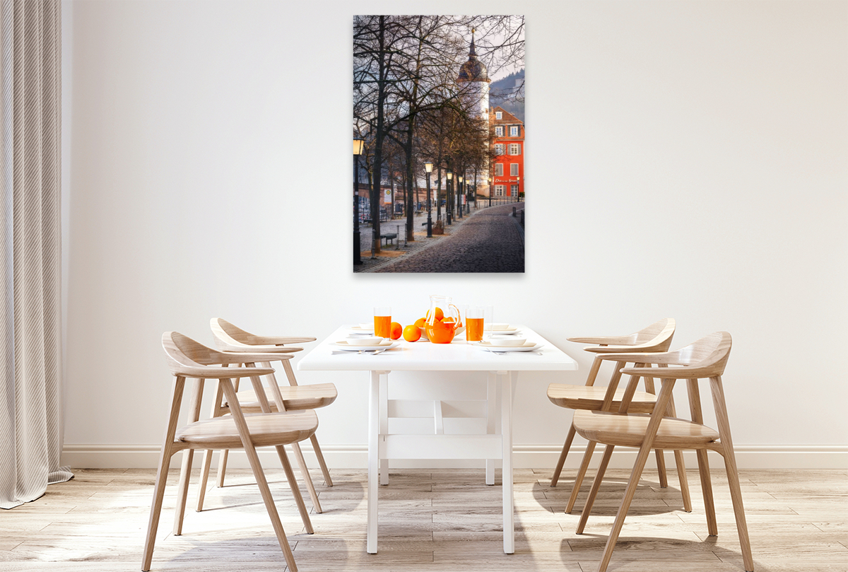 Auffahrt zum Brückentor Heidelberg