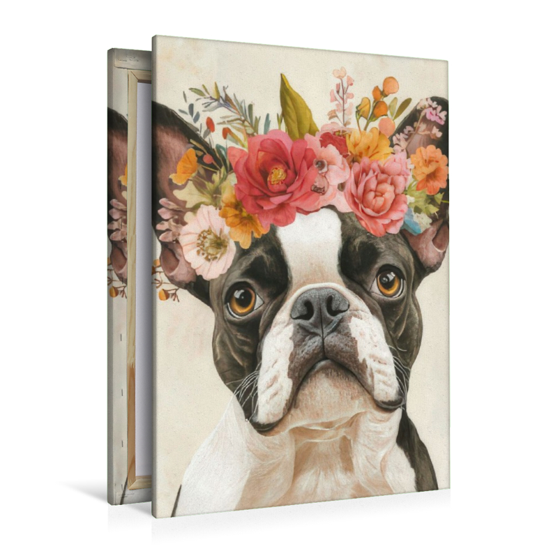 Florale Bulldogge