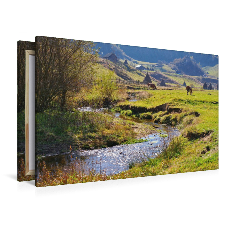 Sanft schlängelt sich das Wasser durch die Landschaft