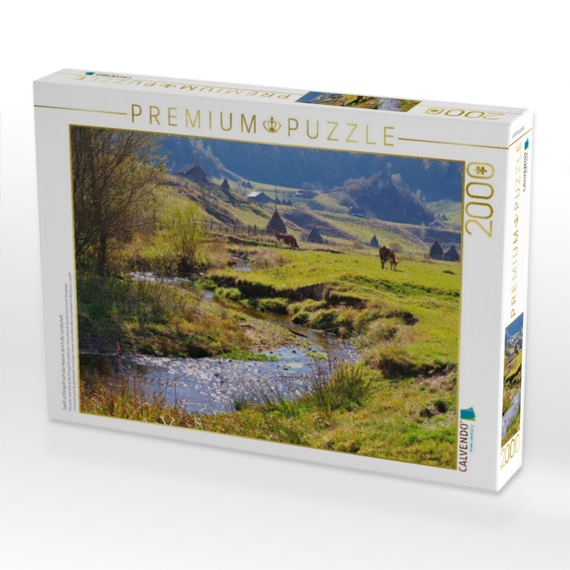 Sanft schlängelt sich das Wasser durch die Landschaft