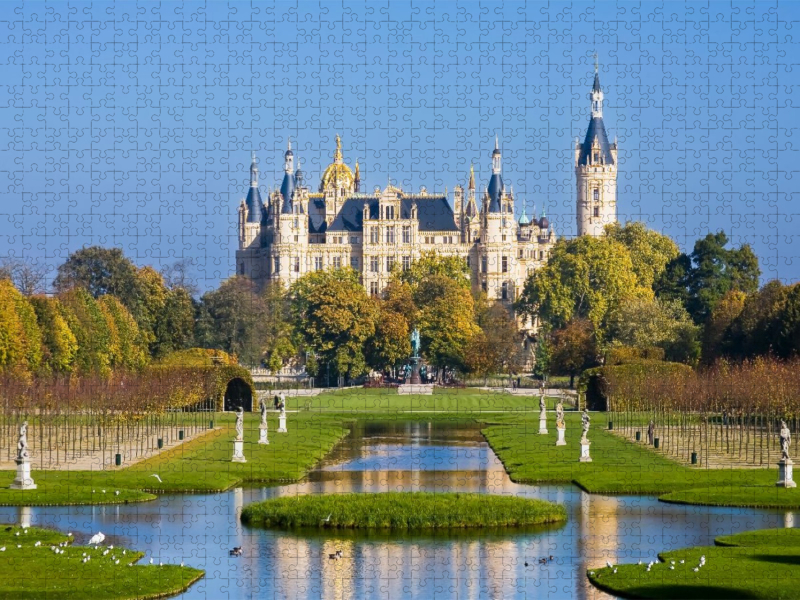 Schloss Schwerin, Mecklenburg-Vorpommern,Deutschland