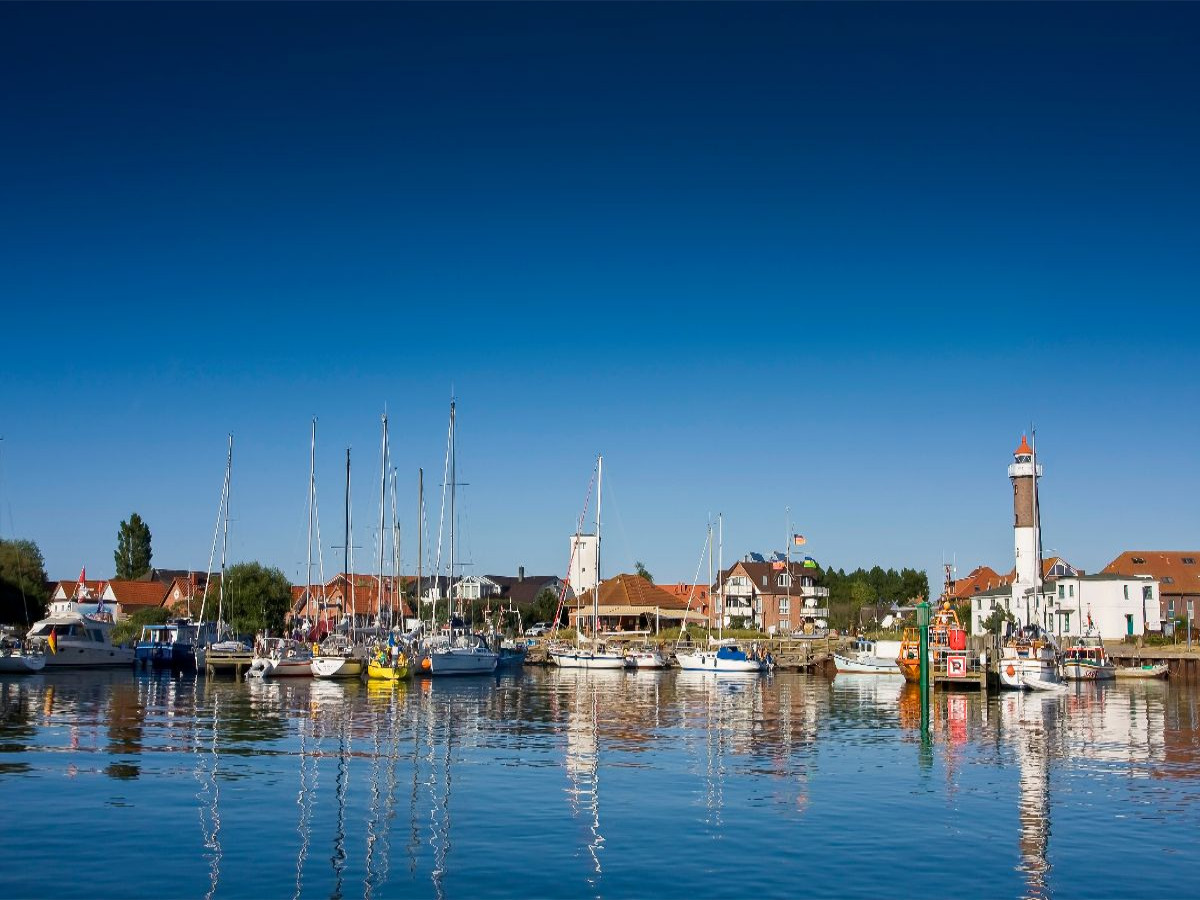 Hafen von Timmendorf, Insel Poel, Mecklenburg-Vorpommern, Deutschland