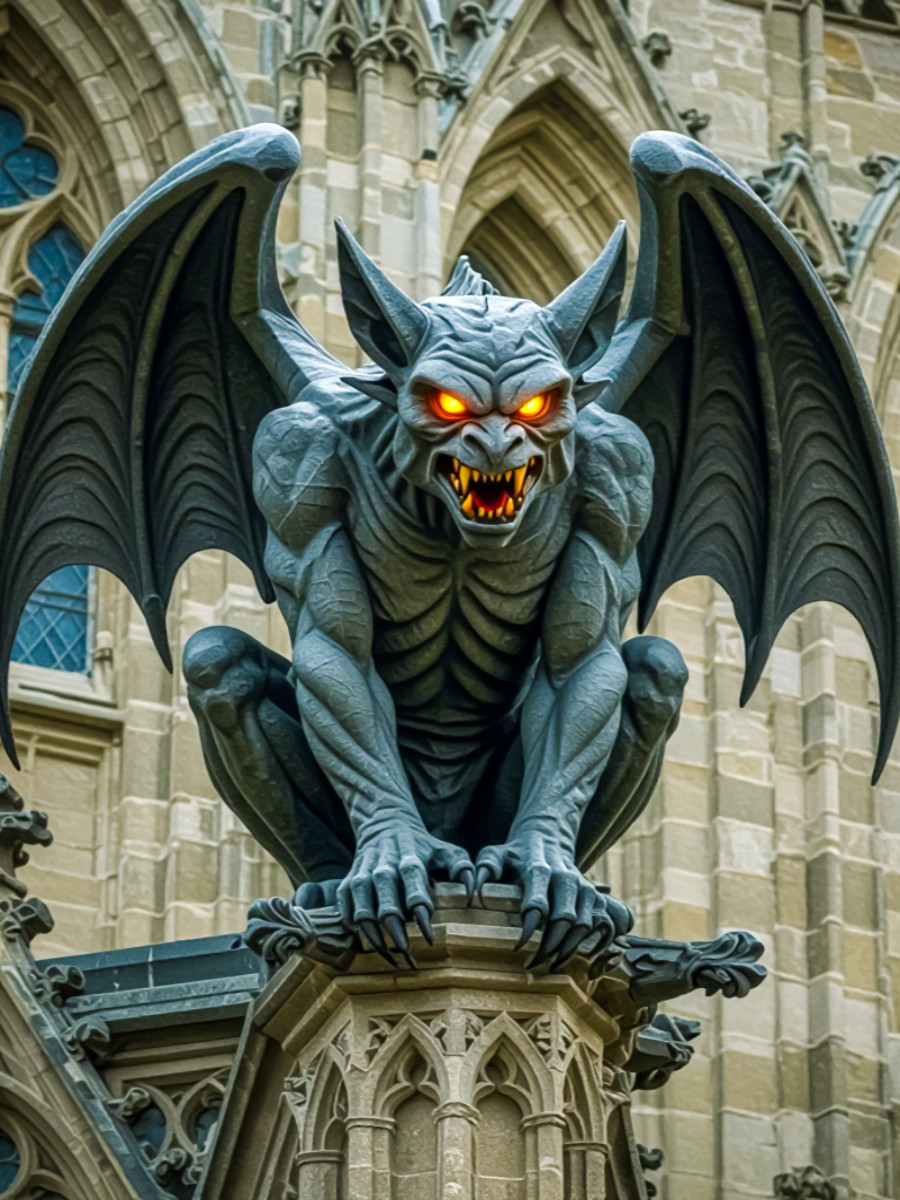 Gargoyle, dämonische Steinfiguren
