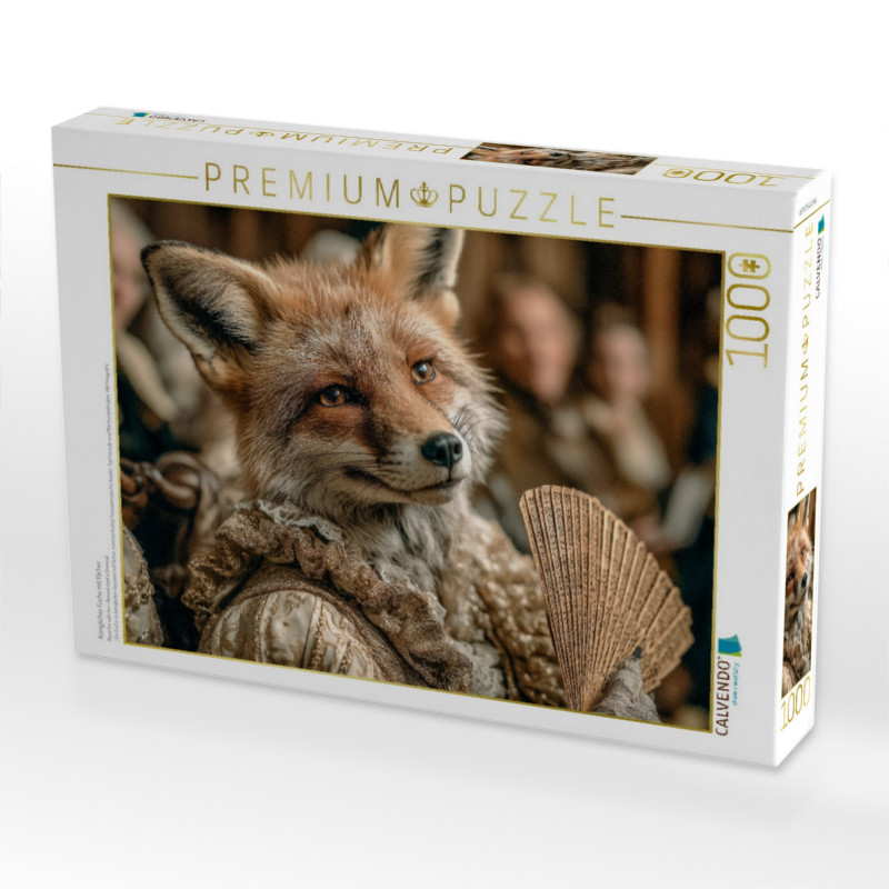 Königlicher Fuchs mit Fächer