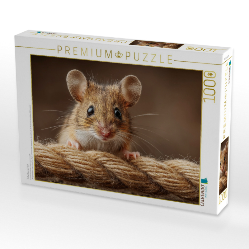 Süße Maus auf Seil