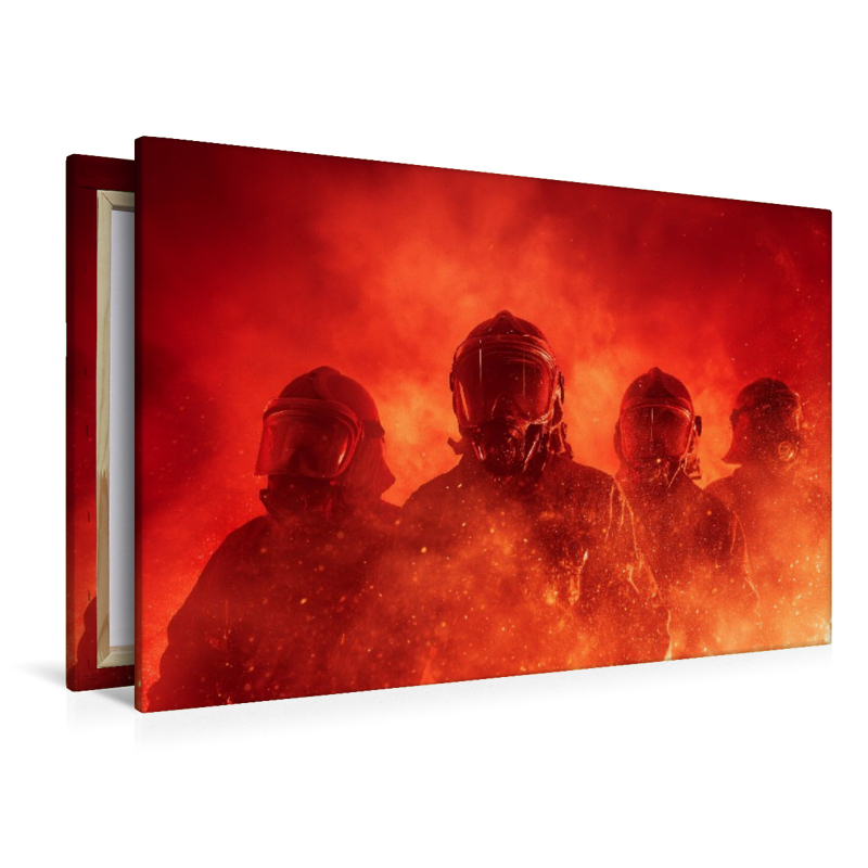 Feuerwehrmänner im Feuer