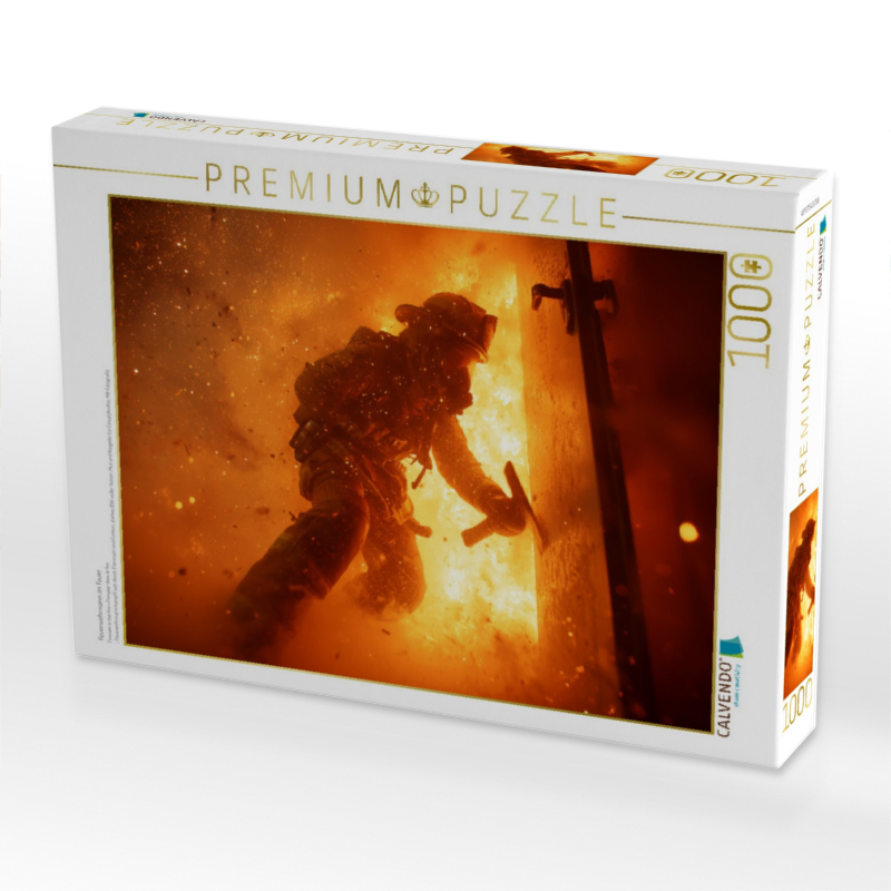 Feuerwehrmann im Feuer