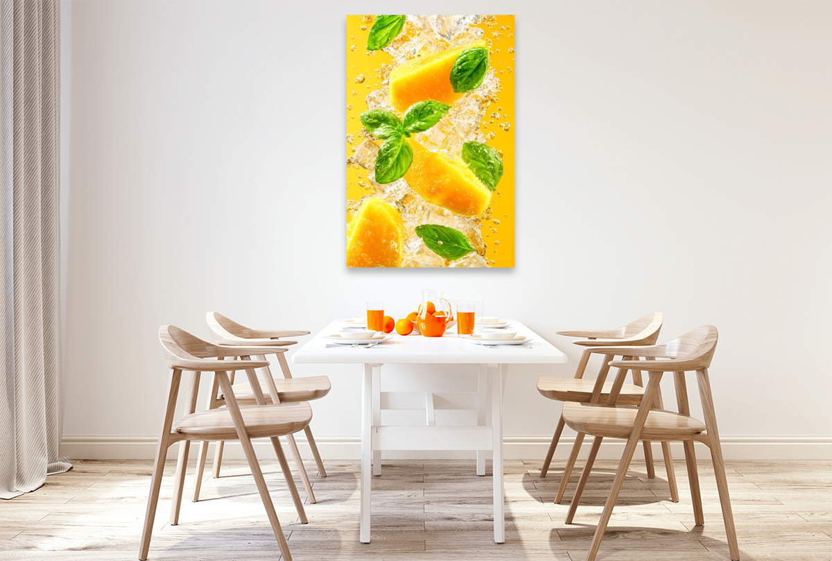 Mango Basilikum Erfrischung