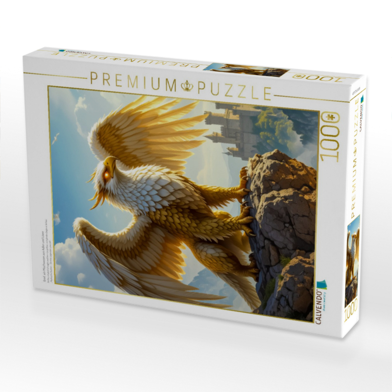 Greif, ein Mischwesen aus Adler und Löwe