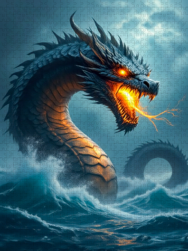 Leviathan, ein riesiges Meeresungeheuer