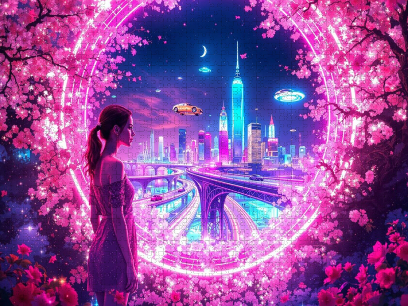 Neonblüten der Zeit