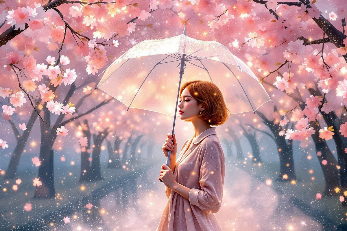 Im Regen spazieren gehen