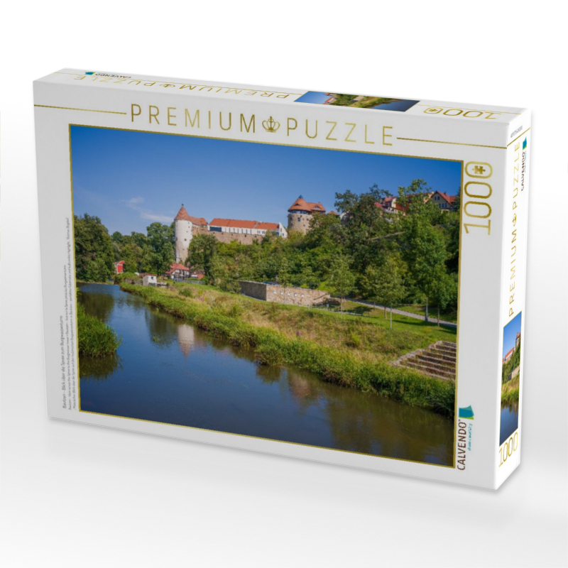 Bautzen - Blick über die Spree zum Burgwasserturm