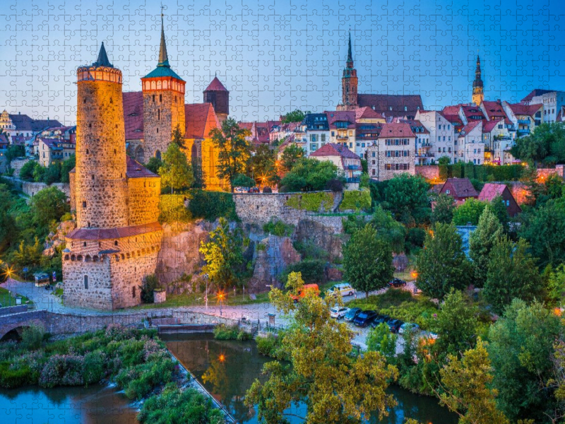 Bautzen bei Sonnenuntergang