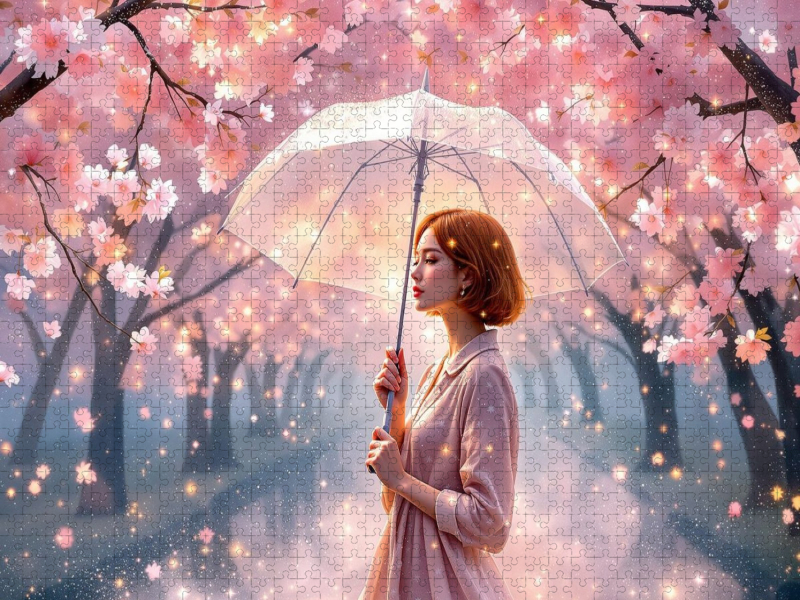 Im Regen spazieren gehen