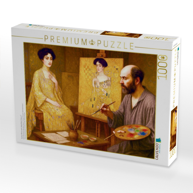 Gustav Klimt malt „Adele Bloch-Bauer I“