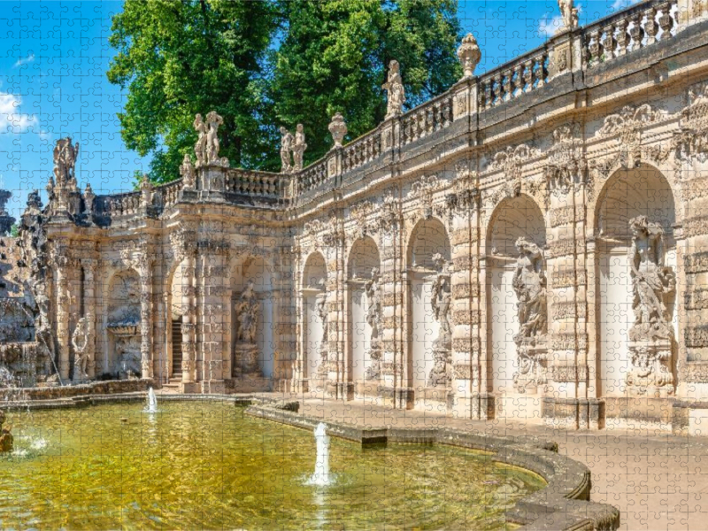 Nymphenbad, Dresdner Zwinger