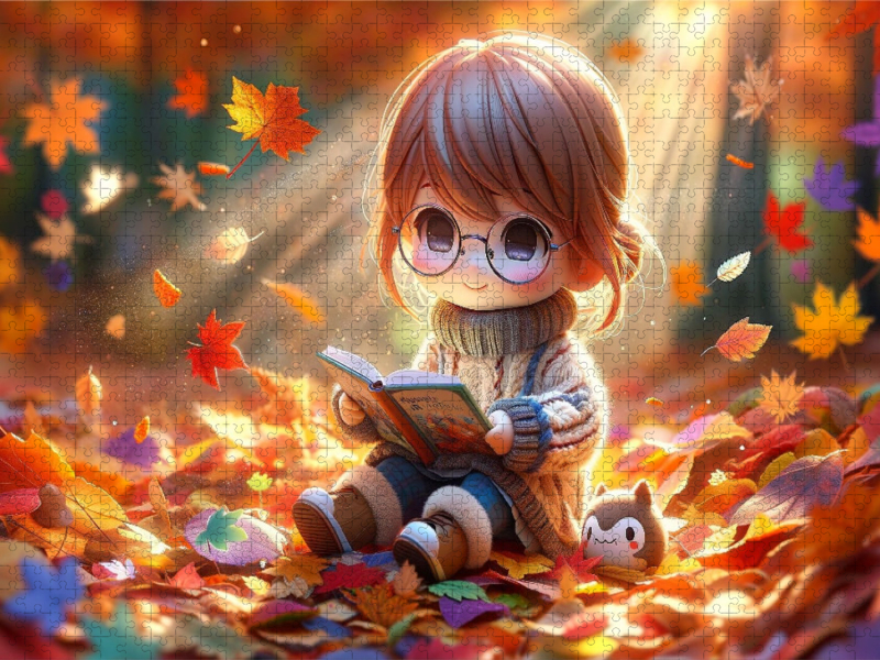 Zwischen bunten Blättern: Ein Herbsttag mit Buc