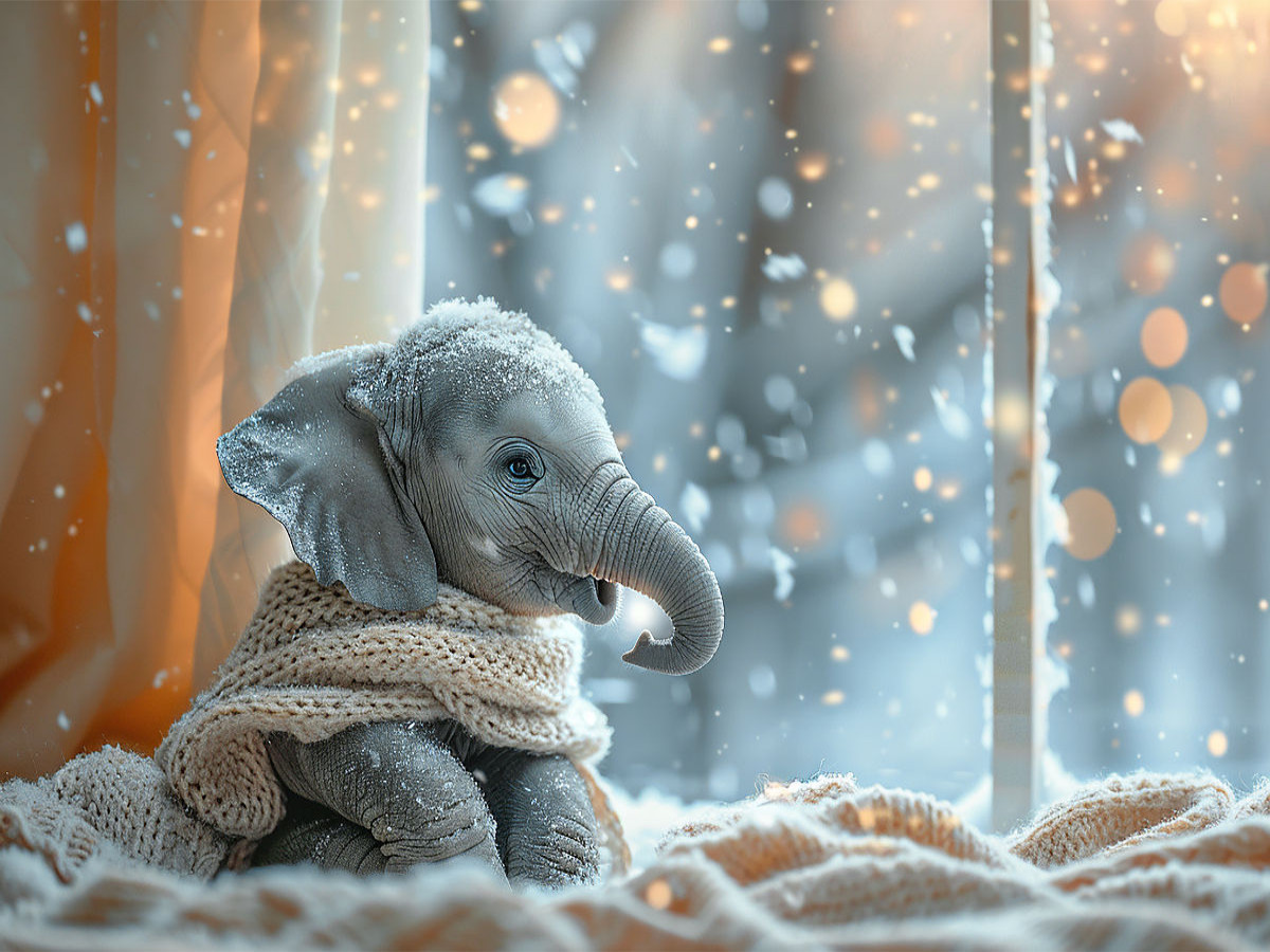 Elefantastisch eingekuschelt