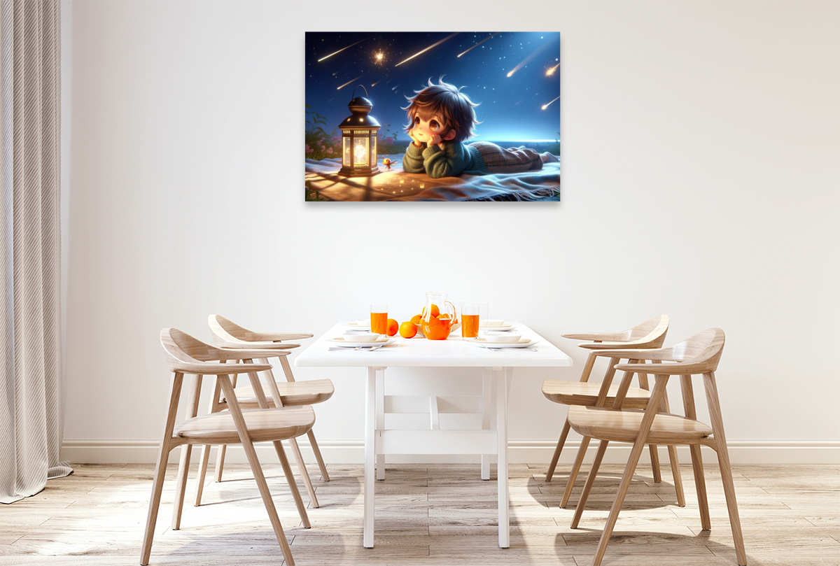 Wünsche unter dem Sternenhimmel: Eine magische Sommernacht