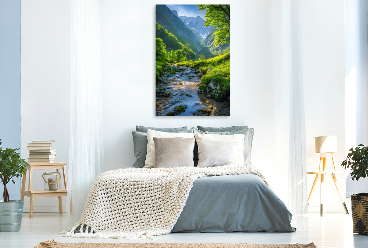 Zwischen Knospen und Grün, erwacht das Leben im Sonnenschein