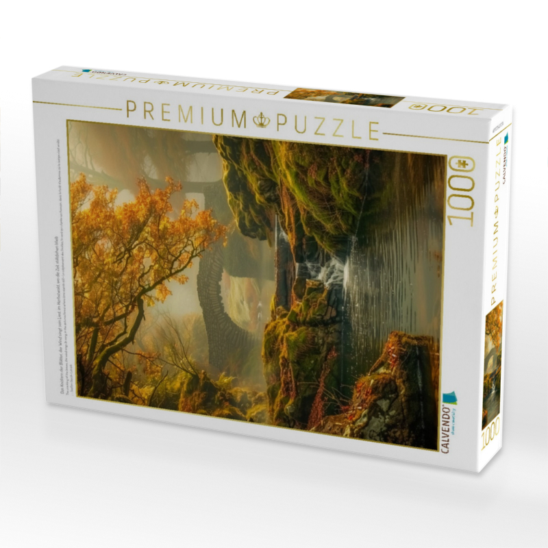 Das Knistern der Blätter, der Wind singt sein Lied, im Herbstwald, wo die Zeit stillstehen blieb