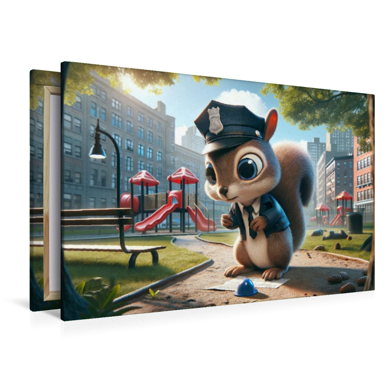 Ordnungshüter des Spielplatzes: Das fleißige Eichhörnchen und sein Polizeibericht