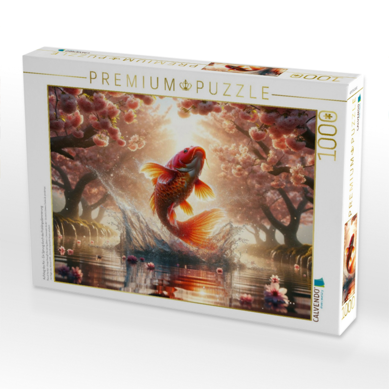 Aufstieg des Koi - Ein Sprung durch die Frühlingsdämmerung