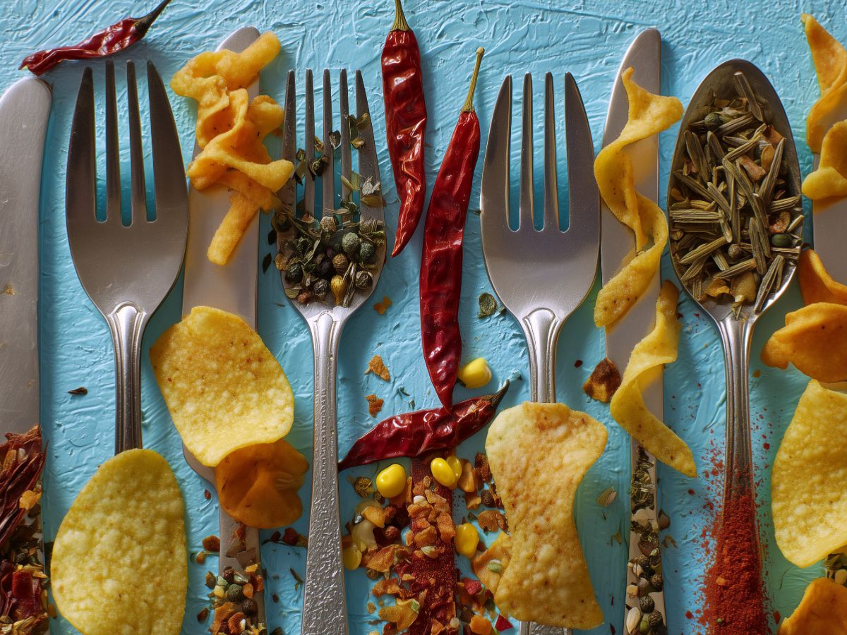 Harmonie mit Chips und Chili