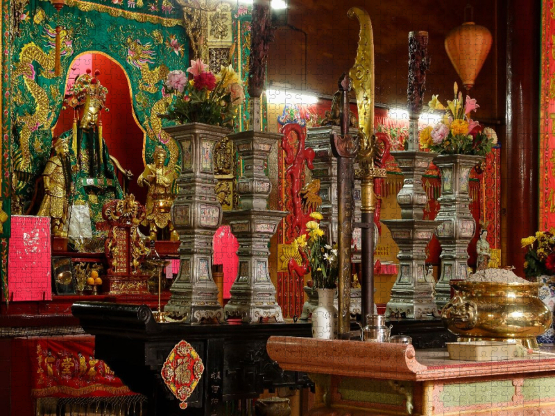 Chinesischer Tempel, Kuala LumpurMalaysia,Asien