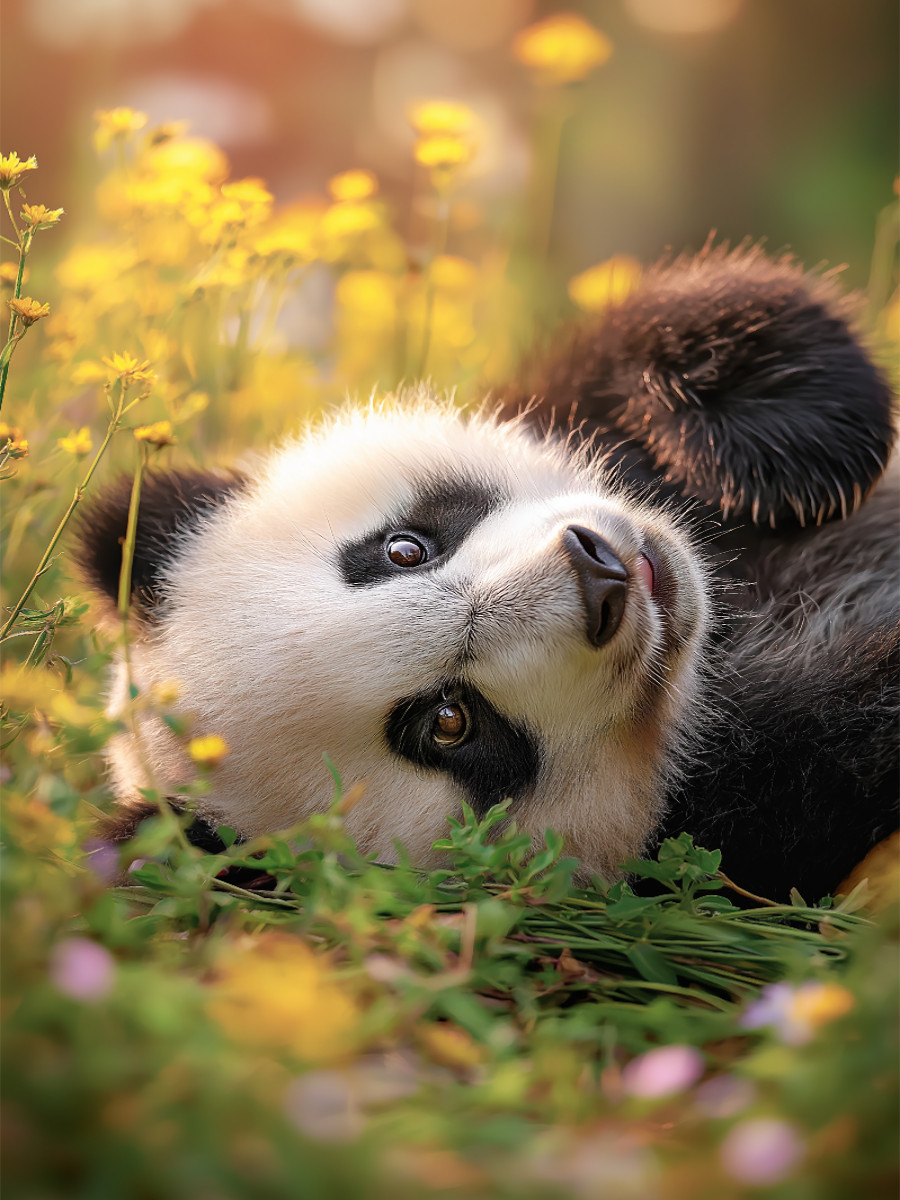 Ein Motiv aus dem Kalender Panda Momente