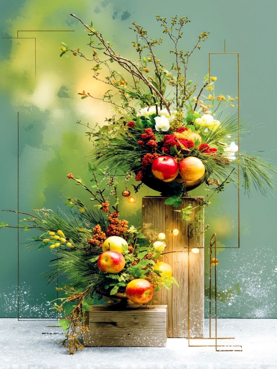 Winterlicht in Form gebracht